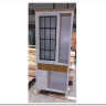 Тумба Сканди 3 стеклянные двери и 3 ящика белый/антик  заказать по цене 29 460 руб. в Уфе