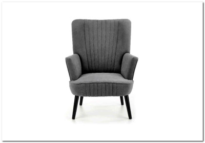 Кресло DELGADO  Halmar (серый)