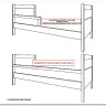 Двухъярусная кровать из сосны Оля 2 по цене 31 931 руб. в магазине Другая Мебель в Уфе