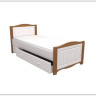 Кровать с ящиком Милано(массив) по цене 19 336 руб. в магазине Другая Мебель в Уфе