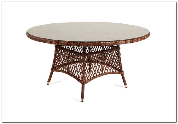 Эспрессо плетеный круглый стол из искусственного ротанга заказать по цене 37 393 руб. в Уфе