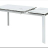 Стол CORNER 120 HIGH GLOSS STATUARIO керамика, стекло/ белый каркас, DISAUR заказать по цене 59 400 руб. в Уфе