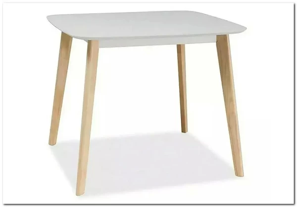 Стол обеденный Signal TIBI 90 (белый/дуб беленый) заказать по цене 19 479 руб. в Уфе Стол обеденный Signal TIBI 90 (белый/дуб беленый) заказать по цене 19 479 руб. в Уфе