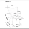 Кресло Signal CARMEN VELVET (оливковый) заказать по цене 23 645 руб. в Уфе