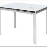 Стол CORNER 120 MATTE STATUARIO керамика/ белый каркас заказать по цене 60 165 руб. в Уфе