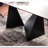 Стол обеденный Signal PETERSON Ceramic 160 раскладной (Statuario Venato белый/черный мат) заказать по цене 162 833 руб. в Уфе