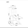 Стул кухонный SIGNAL AXO Brego 18 серый/черный заказать по цене 9 382 руб. в Уфе