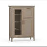 Тумба-витрина Classic глиняный серый KOM1W1D1B BRW заказать по цене 30 720 руб. в Уфе