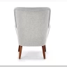 Кресло BISHOP  Halmar (светло-серый/орех) заказать по цене 41 016 руб. в Уфе