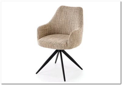 Стул кухонный Halmar K564 поворотный (бежевый/черный)