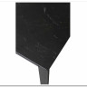 Стол CORNER 120 MATT BLACK MARBLE SOLID CERAMIC / BLACK, DISAUR заказать по цене 53 750 руб. в Уфе