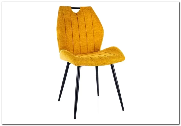 Стул кухонный Signal ARCO Brego 68 (карри/черный) заказать по цене 11 012 руб. в Уфе Стул кухонный Signal ARCO Brego 68 (карри/черный) заказать по цене 11 012 руб. в Уфе