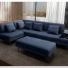 Модульный диван Милан-1 Soft Time с баром  и пуфом заказать по цене 227 920 руб. в Уфе
