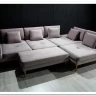 Модульный диван Милан-1 Soft Time с баром  и пуфом заказать по цене 227 920 руб. в Уфе