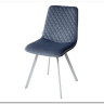 Стул DAIQUIRI BLUVEL-06 BLUE / белый каркас, велюр заказать по цене 4 050 руб. в Уфе