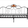 Купить Кровать Federica (mod. AT-881) 90*200 см (Day bed), красный дуб/черный с доставкой по России по цене производителя можно в магазине Другая Мебель в Уфе