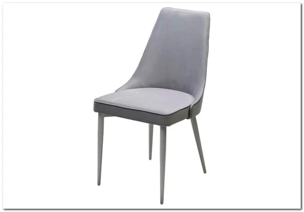 Стул NEPAL-P СВЕТЛО-СЕРЫЙ BM-4, велюр/ белый каркас заказать по цене 7 100 руб. в Уфе