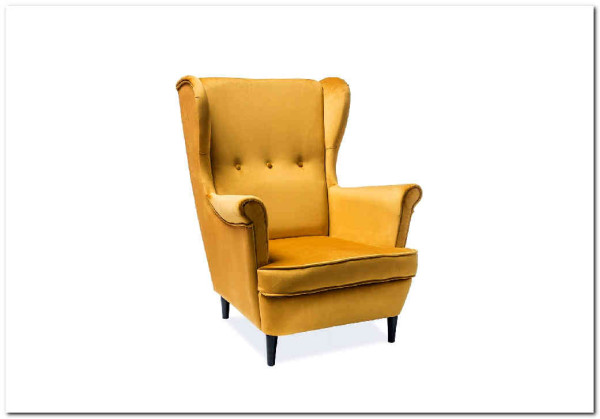 Кресло LORD Velvet Bluvel 68  Signal (карри) заказать по цене 47 484 руб. в Уфе
