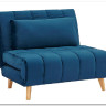 Диван BILLY VELVET TAP.188  Signal (синий/бук) заказать по цене 50 786 руб. в Уфе