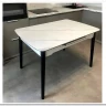 Стол обеденный Signal APOLLO 120 раскладной (белый мат/черный) заказать по цене 56 699 руб. в Уфе