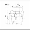 Стул кухонный Halmar K537 (кремовый/золотой) заказать по цене 12 582 руб. в Уфе