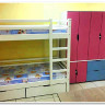 Двухъярусная кровать В-КР-040 80х190 Тимберс Кидс (массив сосны) по цене 37 900 руб. в магазине Другая Мебель в Уфе