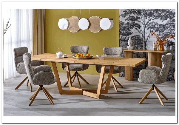 Стол обеденный Halmar MASSIVE 3 160 (дуб натуральный/дуб натуральный) заказать по цене 122 963 руб. в Уфе