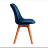 Стул TULIP SOFT (mod. 74) синий (HLR 63)/натуральный заказать по цене 5 390 руб. в Уфе