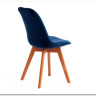 Стул TULIP SOFT (mod. 74) синий (HLR 63)/натуральный заказать по цене 5 390 руб. в Уфе