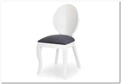 Стул кухонный Halmar VERDI (серый/белый)