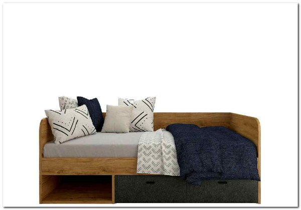 Кровать Грейс LOZ90 без мягких элементов BRW по цене 29 810 руб. в магазине Другая Мебель в Уфе