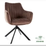 Стул кухонный Signal AZALIA Velvet Bluvel 38 поворотный (капучино/черный) заказать по цене 20 033 руб. в Уфе
