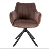 Стул кухонный Signal AZALIA Velvet Bluvel 38 поворотный (капучино/черный) заказать по цене 20 033 руб. в Уфе