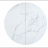 Стол TRENTO 120 HIGH GLOSS STATUARIO Белый мрамор глянцевый, керамика/ белый каркас заказать по цене 73 620 руб. в Уфе