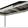Стол CREMONA 140 HIGH GLOSS STATUARIO Белый мрамор глянцевый керамика/ белый каркас заказать по цене 74 610 руб. в Уфе