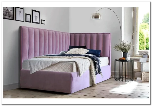 Угловая кровать Адель 90/120/140/160/180/200х200 Soft Time заказать по цене 67 575 руб. в Уфе Угловая кровать Адель 90/120/140/160/180/200х200 Soft Time заказать по цене 67 575 руб. в Уфе