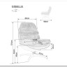 Кресло SIGNAL GISELLE античный розовый/бежевый/черный мат заказать по цене 42 142 руб. в Уфе