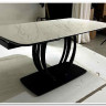Стол MATERA 160 MARBLES KL-99 Белый мрамор матовый, итальянская керамика/ черный каркас заказать по цене 116 100 руб. в Уфе
