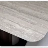 Стол DAGFINN 160 IVORY TRAVERTINE SOLID CERAMIC / Кофе / Орех, ®DISAUR заказать по цене 95 600 руб. в Уфе