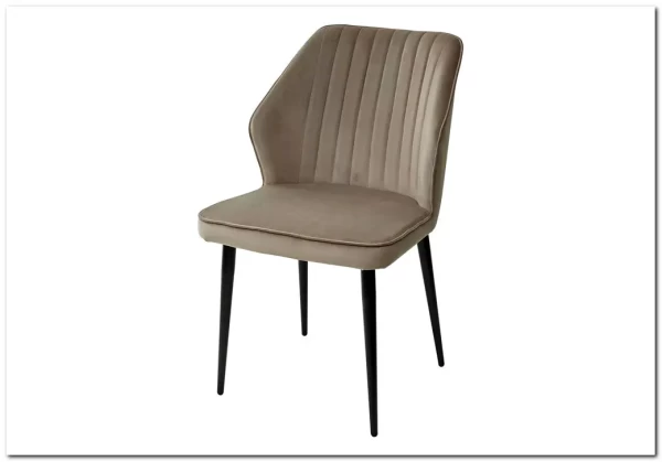 Стул SEATTLE-V ЛАТТЕ 25, велюр / черный каркас заказать по цене 6 888 руб. в Уфе