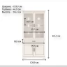 Витрина Florencia  REG2W2D1S персидский жемчуг BRW заказать по цене 46 902 руб. в Уфе