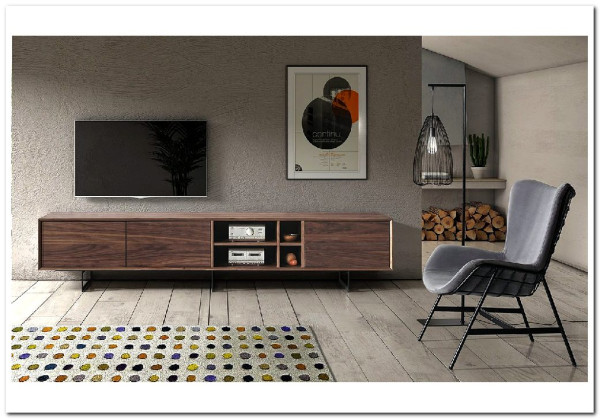 Тумба ТВ DUPEN TV130 WALNUT заказать по цене 89 700 руб. в Уфе