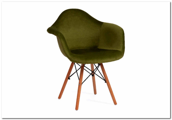 Кресло Secret De Maison CINDY SOFT (EAMES) (mod. 101) зеленый (HLR 54)/натуральный заказать по цене 7 720 руб. в Уфе