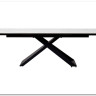 Стол LIVORNO 180 MATT WHITE MARBLE SOLID CERAMIC / BLACK заказать по цене 88 950 руб. в Уфе