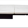 Стол LIVORNO 180 MATT WHITE MARBLE SOLID CERAMIC / BLACK заказать по цене 88 950 руб. в Уфе