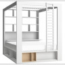 Купить Кровать со шкафом библиотечным и балдахином с основанием 160x200 4You by VOX с доставкой по России по цене производителя можно в магазине Другая Мебель в Уфе