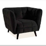 Диван CASTELLO 2 Velvet Bluvel 19  Signal (черный) заказать по цене 84 495 руб. в Уфе