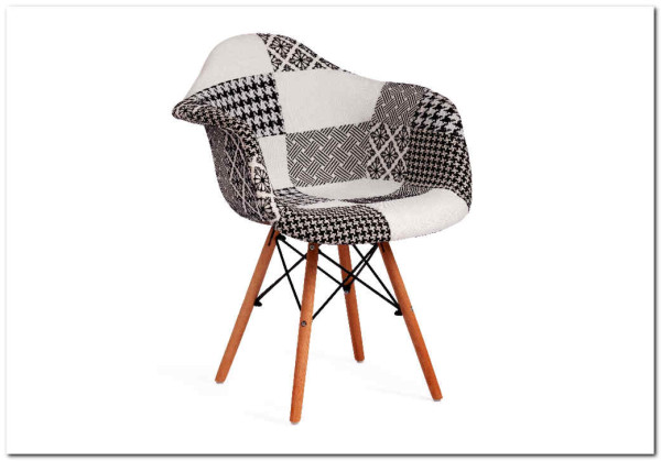Кресло Secret De Maison CINDY SOFT (EAMES) (mod. 101) black/white (черный/белый) заказать по цене 7 720 руб. в Уфе