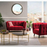 Диван CASTELLO 2 Velvet Bluvel 59  Signal (бордовый) заказать по цене 84 495 руб. в Уфе
