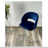 Стул AGNES BLUVEL-86 NAVY BLUE, золотой каркас заказать по цене 4 725 руб. в Уфе